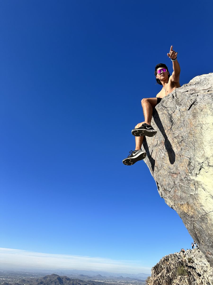 On a cliff edge